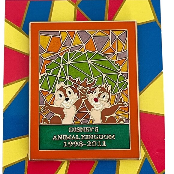 Walt Disney World Passholder 2011 Chip & Dale Animal Kingdom Limited Edition Pin - Picture 3 of 4